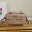 Prada Spectrum shoulder bag 1BH141 apricot JH05117Bz34
