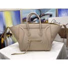 Replica 1:1 Celine LUGGAGE PHANTOM Tote Bag B3372 Light apricot with yellow JH06259td34