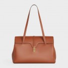 Replica Celine LARGE SOFT 16 BAG IN SUPPLE GRAINED CALFSKIN 194043 Brown JH05822TH29