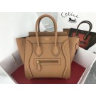 Replica Celine Luggage Micro Original Leather Tote Bag M3308 apricot JH06201QF99