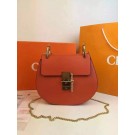 Replica Chloe Drew Shoulder Bags Calfskin Leather 2709 Orange JH08950rH96