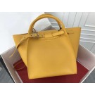 Replica Designer Celine the big bag calf leather Tote Bag 183313 yellow JH06174uT54