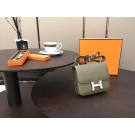 Replica Hermes Constance Original Leatehr mini Shoulder Bag 8006 Grey JH01622UD97