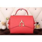 Replica Hermes kelly 35CM stirrup top handle bag 30560 red JH01757pe68
