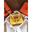 Replica Hermes Original Halzan mini bag H069523 yellow JH01424HV92