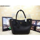 Top 2015 Prada new model shopping bag 5008 black JH05741GK50