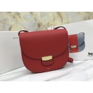 Top Celine Compact Trotteur Cattle leather Shoulder Bag 1269 Cherry JH06148Oq54