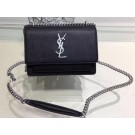 Yves Saint Laurent Cross-body Shoulder Bag Y13927 Black JH07980SU58
