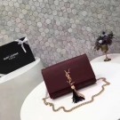 Yves Saint Laurent Monogramme Cross-body Shoulder Bag L2819 Wine JH08253hJ71