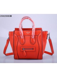 2015 Celine classic litchi grain 3308 orange JH06491ha26