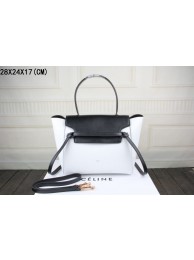 2015 Celine new model belt pack 3368-1 black&white JH06398Ug45