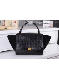 2015 Celine Original Ferrari leather crocodile 6608 black JH06610jz22