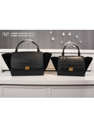 2015 Celine trapeze tote bag 6608 black JH06352pT90