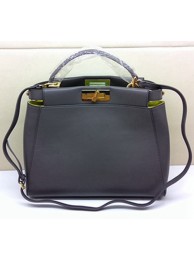 2015 Fendi new model original leather 2311 dark gray JH08811Ye63