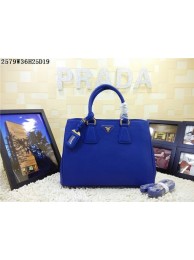 2015 Prada new model litchi grain 2579 brilliant blue JH05748OW36
