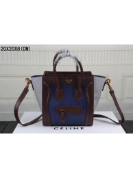 AAA 1:1 2015 Celine classic 3308 royal blue&purplish red&gray JH06493RI87