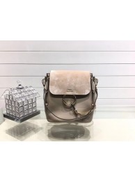 AAA 1:1 Chloe Faye original suede leather Backpack C4756 apricot JH08904Lg12