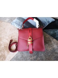 AAA 1:1 Chloe Original Buckskin Leather Lock Bag 3S088 Red JH08853RI87