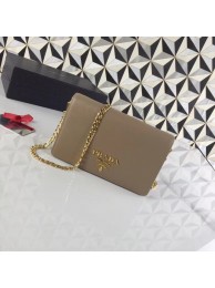 AAA 1:1 Prada Saffiano leather shoulder bag 1BP012 apricot JH05313RI87