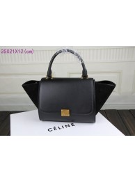 AAA 2015 Celine classic nubuck leather with original leather 3345 black JH06551CB45