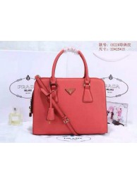 AAA 2015 Prada pearl leather tote bag 0922 red JH05734xn59