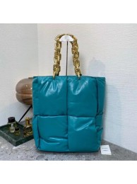 AAA Bottega Veneta THE CHAIN TOTE 631257 blue JH09157Nk89