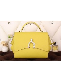 AAA Hermes kelly 35CM stirrup top handle bag 30560 yellow JH01756SV29