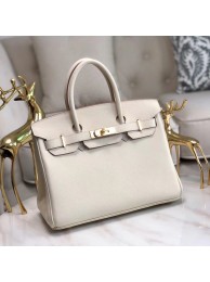 AAA Hermes original Epsom Leather HB35O cream&gold Metal JH01242im52