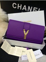 AAAAA 2015 Yves Saint Laurent new model clutch 30210-1 purple JH08400Jq92