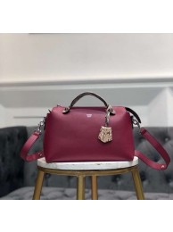 AAAAA Imitation FENDI BY THE WAY REGULAR Small multicoloured leather Boston bag 8BL1245 red&grey JH08637wA64