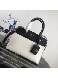 AAAAA Imitation Prada Esplanade Bag 1BA046 white&black JH05478QQ66