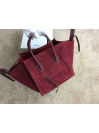 AAAAA Knockoff 2015 Celine winter best-selling model nubuck leather 9901-3 purplish red JH06558qN39