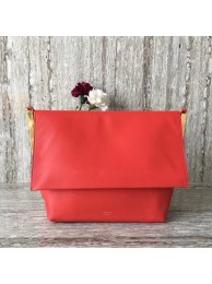 Best Celine calf leather Shoulder Bag 90054 red JH06044DB16