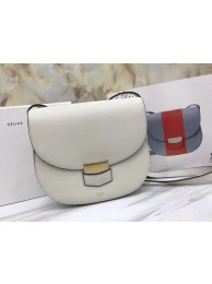Best Celine Compact Trotteur Shoulder Bag 1269 white JH06242Yd28