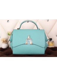 Best Hermes kelly 35CM stirrup top handle bag 30560 light blue JH01752Yd28