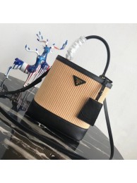 Best Prada Double Medium bag 1BA210 black JH05319CF36