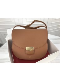 Best Quality Celine Compact Trotteur Cattle leather Shoulder Bag 1269 brown JH06150gQ55