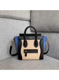 Best Replica CELINE NANO LUGGAGE BAG IN LAMINATED LAMBSKIN 189243-3 JH05940Jc15