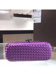Bottega Veneta Japanese Silk ribbon Clutch 0313 Lilac JH09347xK90
