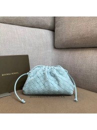 Bottega Veneta Sheepskin Weaving Original Leather BV3693 Sky Blue JH09296Bt18