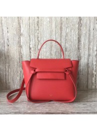 Celine BELT BAG MINI Tote Bag 98310 red JH06253uB47