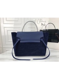 Celine Belt Bag Origina Suede Leather A98311 Dark blue JH06212cJ39