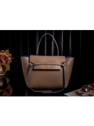 Celine Belt Bag Original Leather 3345 Khaki&Blue JH06355aT90