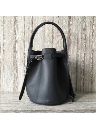 CELINE BIG BAG BUCKET IN SUPPLE GRAINED CALFSKIN 55427 Dark grey JH06034Pu45