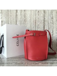 CELINE BIG BAG BUCKET IN SUPPLE GRAINED CALFSKIN 55428 red JH06031ja59