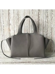 Celine calf leather Tote Bag 43341 grey JH06060dJ42