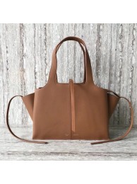 Celine calf leather Tote Bag 43342 Camel JH06052Ks55