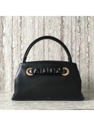 Celine calf leather Tote Bag 83187 black JH06027Ga14