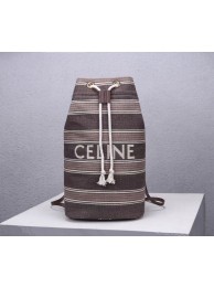 CELINE Canvas Shoulder Bag CL92173 Gray JH05828bT70