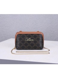 Celine COATED CANVAS CL00382 brown JH05843Yj44